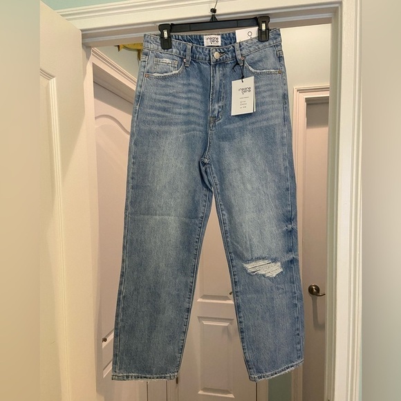 insane gene Denim - Insane Gene High Rise Lightwash Straight Jeans